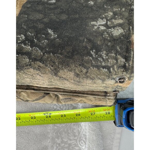 Hunters Camo Insulated Bib Overalls With Zippered Legs & Adjustable Straps - Picture 11 of 15